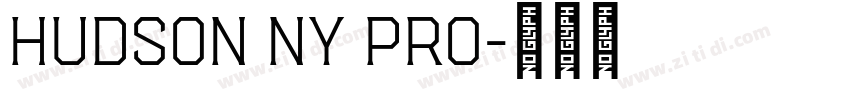Hudson NY Pro字体转换